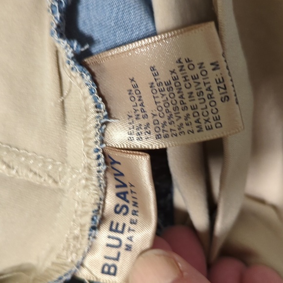 Blue Savvy Skinny Maternity Jeans Medium - Picture 2 of 9